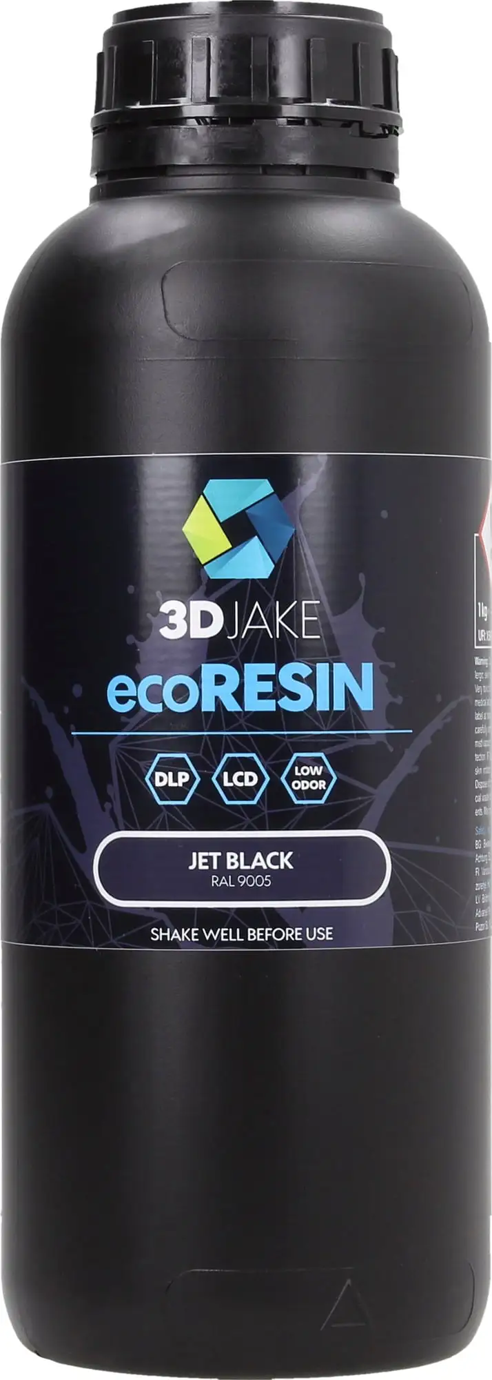 3DJAKE EcoResin Jet Black, 1.000 G 3 3DJAKE EcoResin Jet Black, 1.000 G