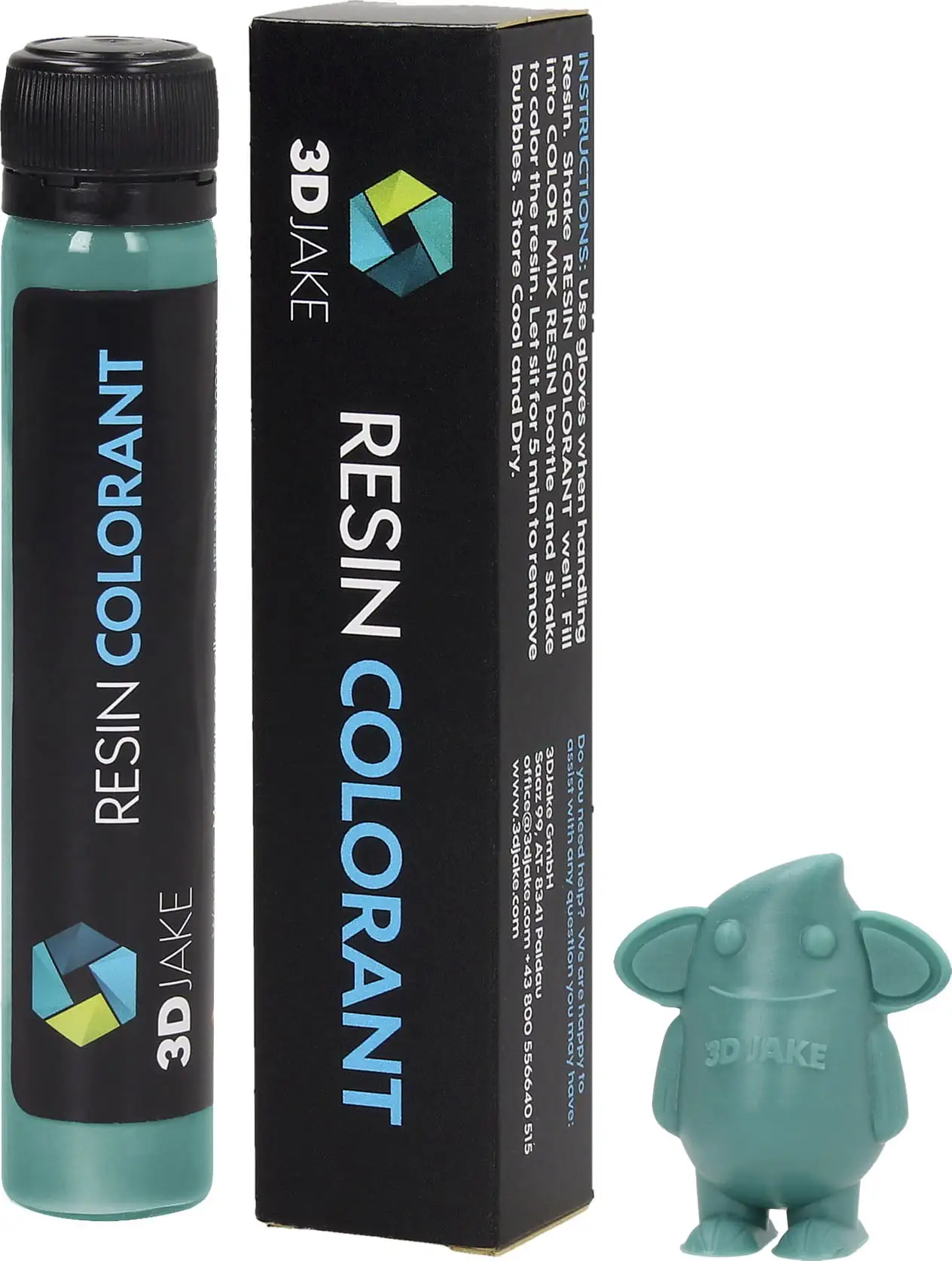 3DJAKE Resin Colorant Pastel Turquoise, 25 G 2 3DJAKE Resin Colorant Pastel Turquoise, 25 G