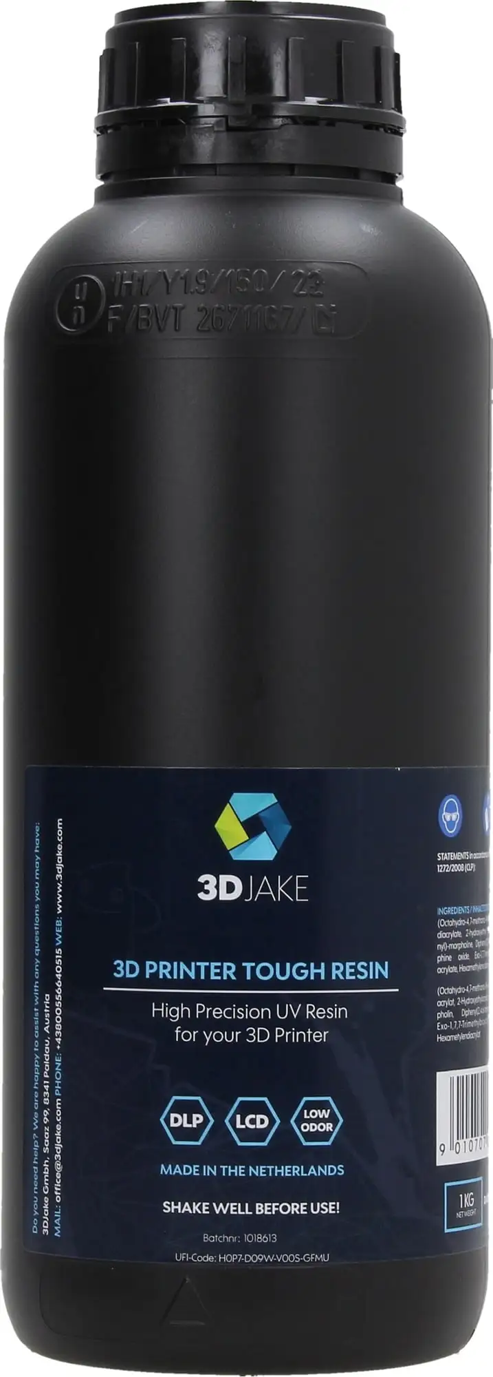 3DJAKE Resin Tough Blue, 1.000 G 3 3DJAKE Resin Tough Blue, 1.000 G