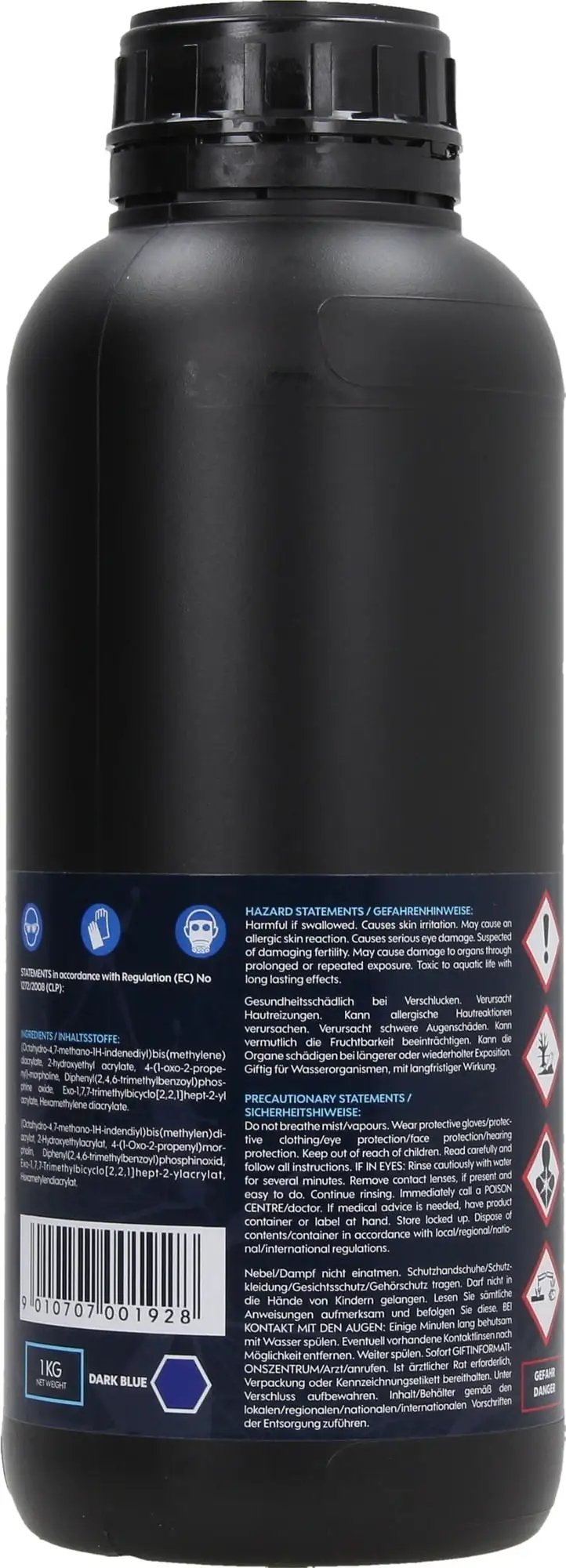 3DJAKE Resin Tough Blue, 1.000 G 4 3DJAKE Resin Tough Blue, 1.000 G - Image 2