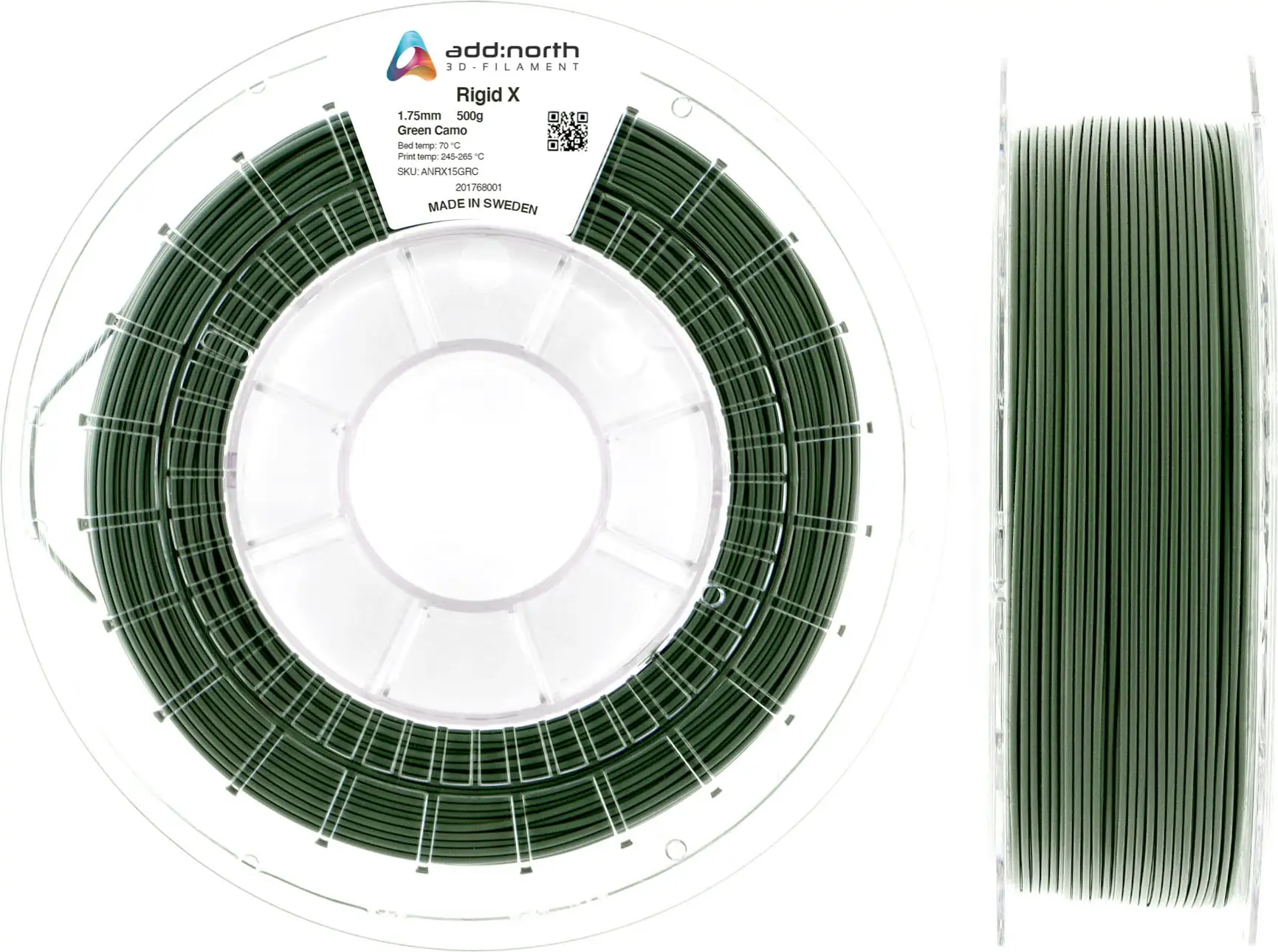 AddNorth Rigid X Green Camo, 1.75 Mm / 500 G 3 AddNorth Rigid X Green Camo, 1.75 Mm / 500 G