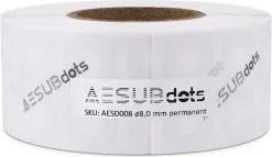 AESUBdots Black & White Reference Points, 8 Mm