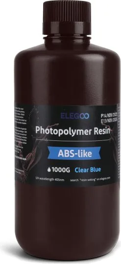 Elegoo ABS-like Resin Clear Blue, 1.000 G