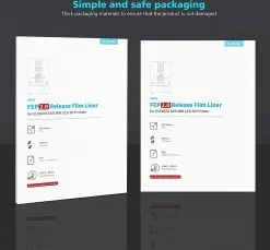 Elegoo FEP Film 2.0 - Set Of 5, Saturn S