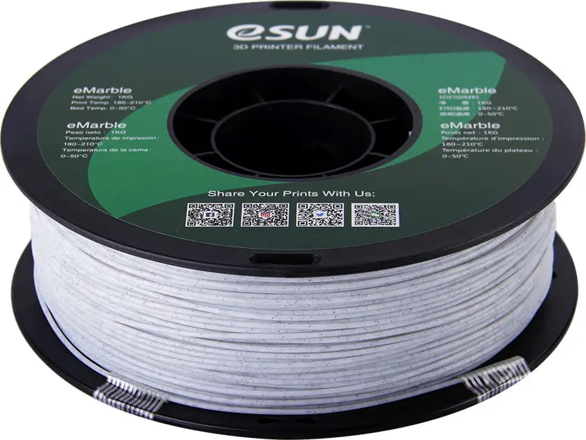 ESUN EMarble Natural, 1.75 Mm / 1000 G 5 ESUN EMarble Natural, 1.75 Mm / 1000 G - Image 3