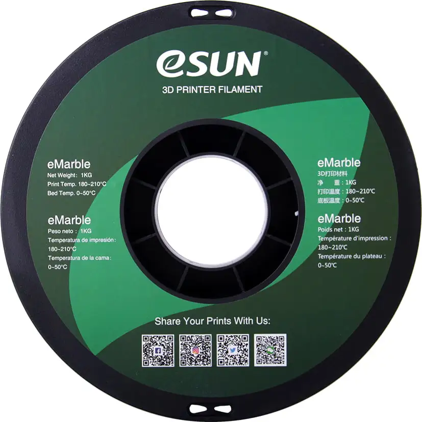 ESUN EMarble Natural, 1.75 Mm / 1000 G 6 ESUN EMarble Natural, 1.75 Mm / 1000 G - Image 4