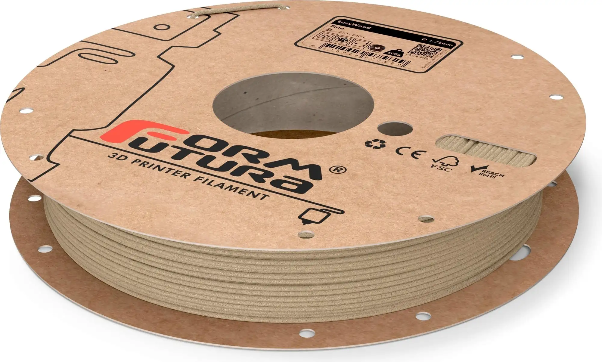 Formfutura EasyWood™ Pine, 1.75 Mm / 500 G 3 Formfutura EasyWood™ Pine, 1.75 Mm / 500 G