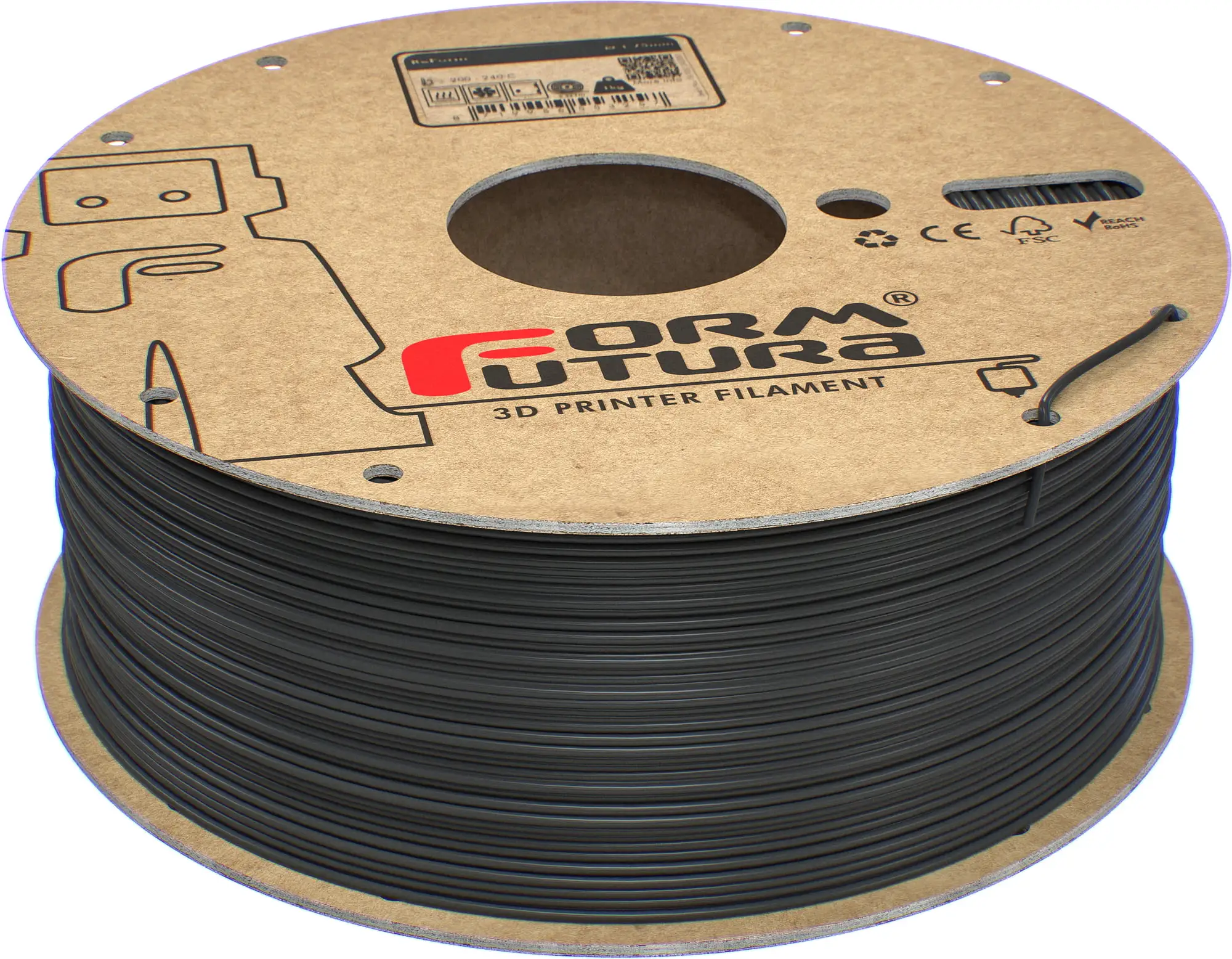 Formfutura ReForm - RApollo Charcoal Grey, 1.75 Mm / 250 G 3 Formfutura ReForm - RApollo Charcoal Grey, 1.75 Mm / 250 G