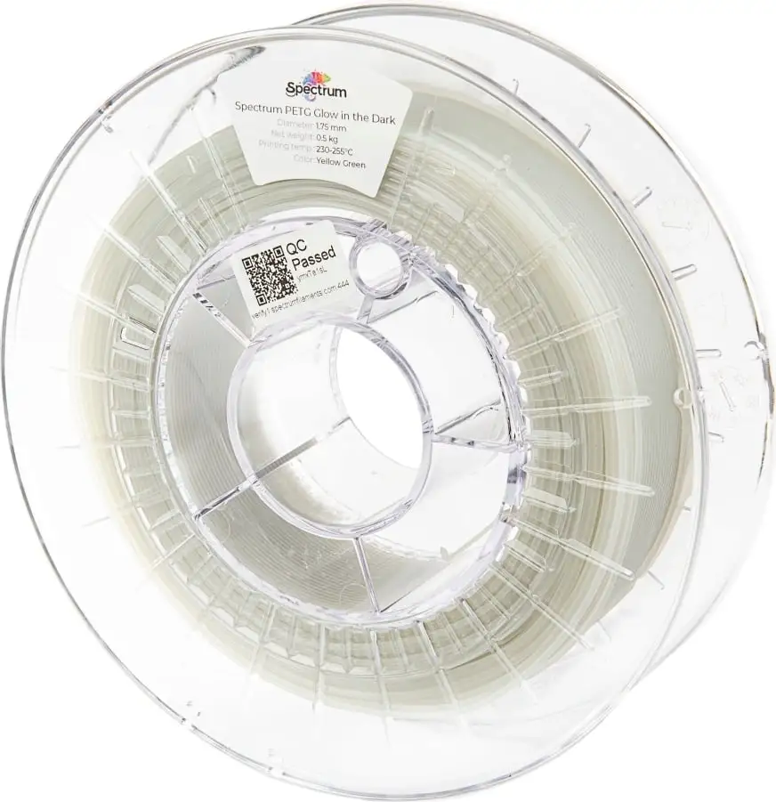 Spectrum PET-G Glow In The Dark Yellow-Green, 1.75 Mm / 500 G 4 Spectrum PET-G Glow In The Dark Yellow-Green, 1.75 Mm / 500 G - Image 2